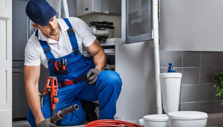 Allied Gardens Plumber working in a bathroom